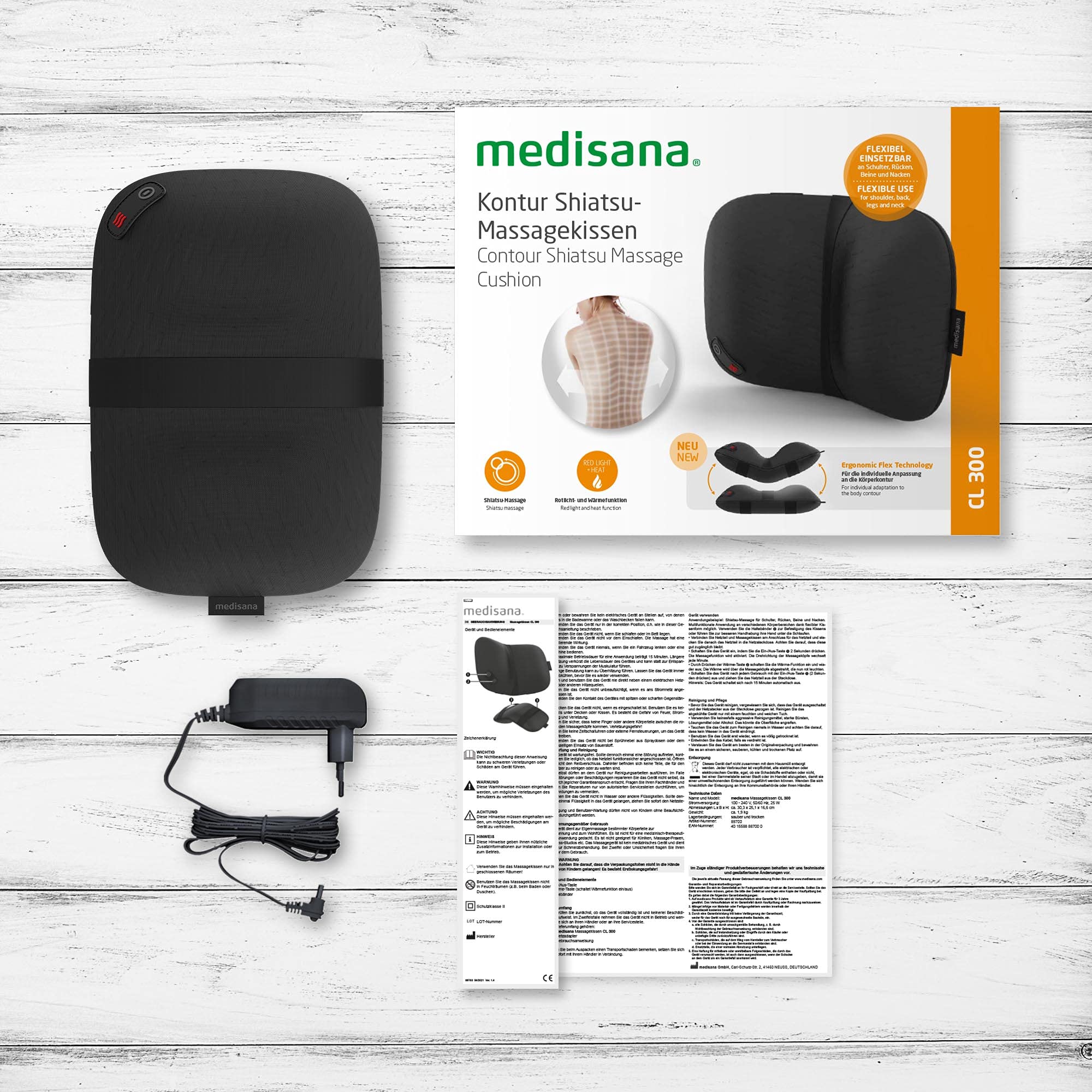 medisana-cl-300-coj-n-de-masaje-shiatsu-con-funci-n-de-calor-y-4-cabezales-girat image 6
