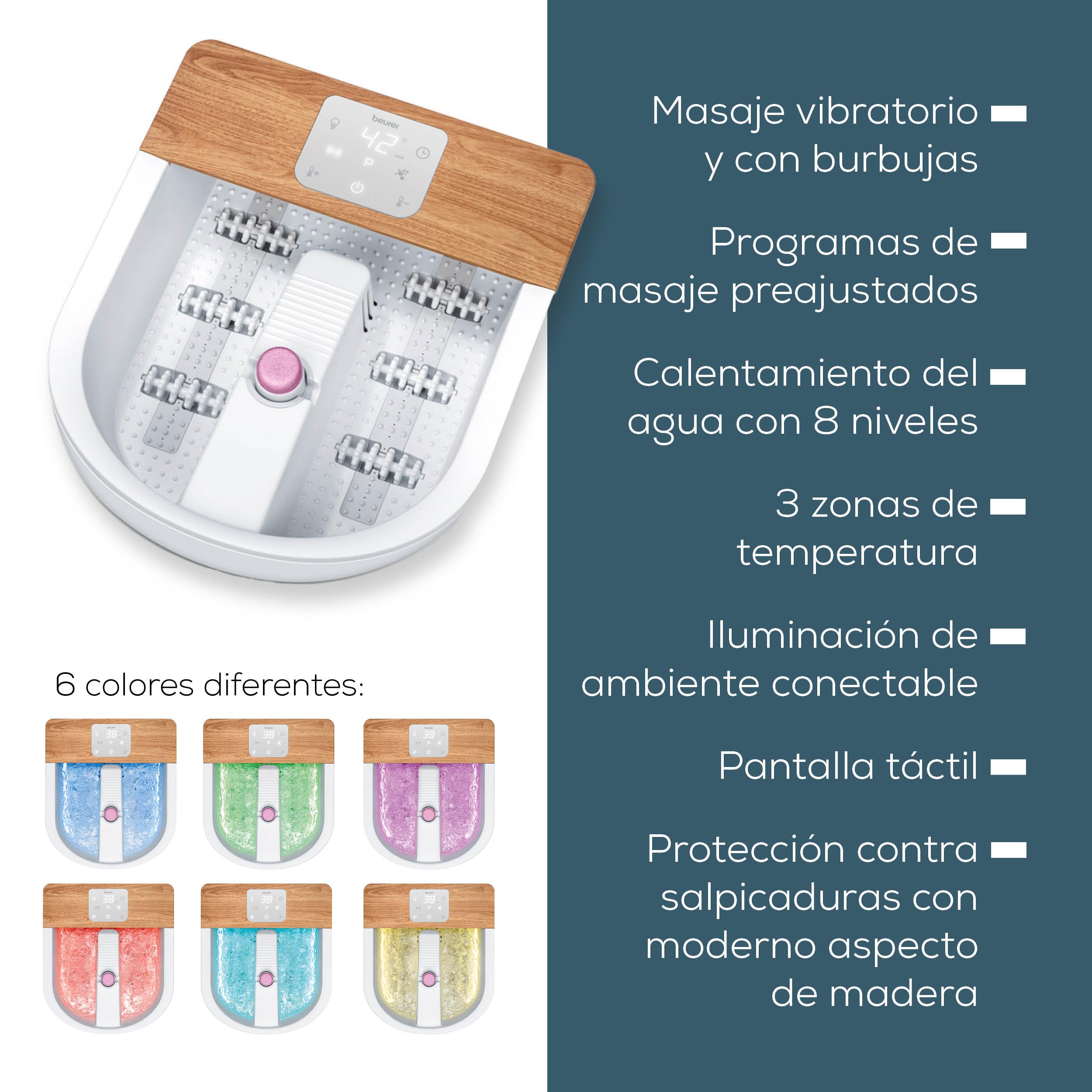 beurer-fb-65-hidromasaje-de-pies-wellness-con-calentamiento-de-agua-hasta-48-c-i image 7