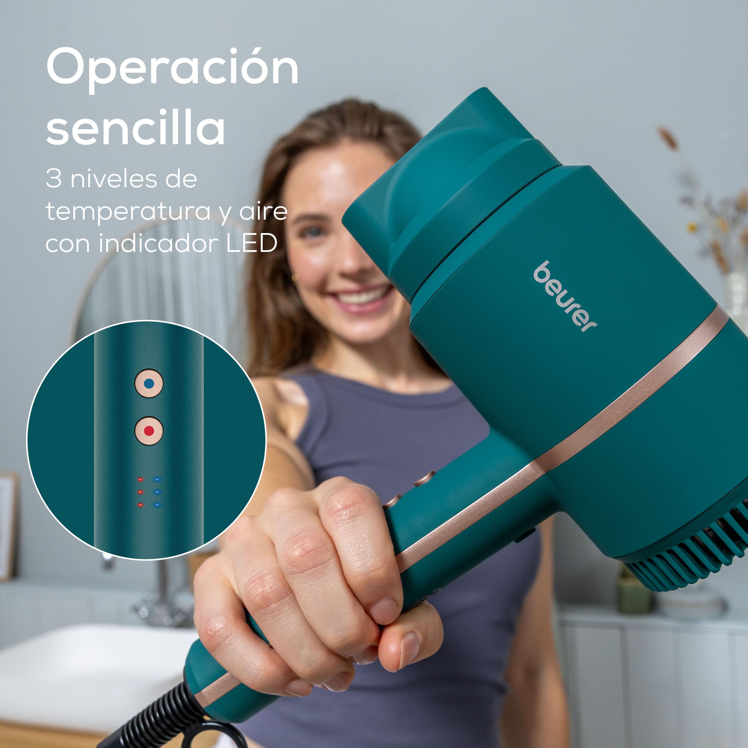 beurer-hc-35-ocean-secador-de-pelo-compacto-i-nico-1600-2000-w-boquilla-de-peina image 3
