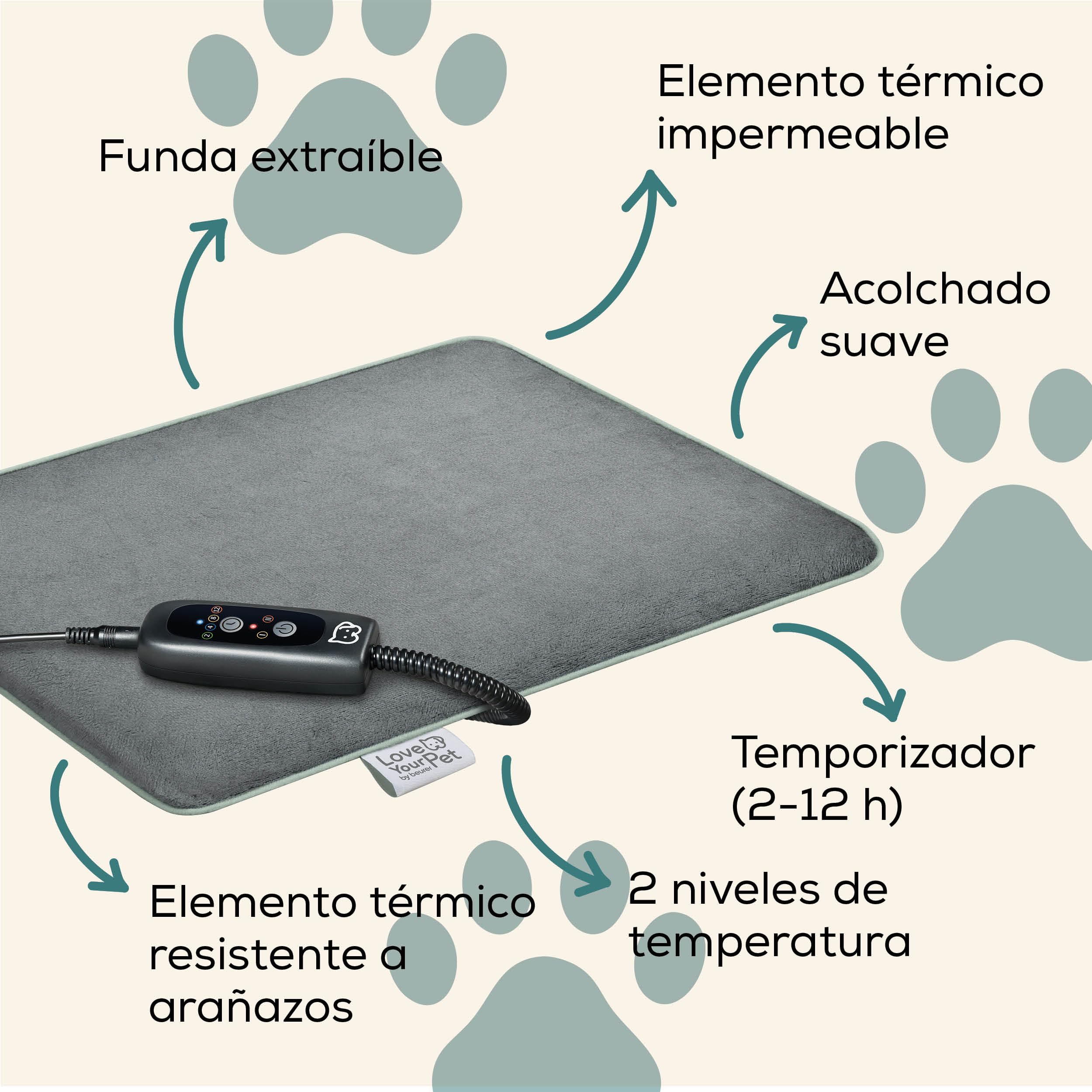 beurer-love-your-pet-colchoneta-t-rmica-lilli-talla-s-para-perros-y-gatos image 6