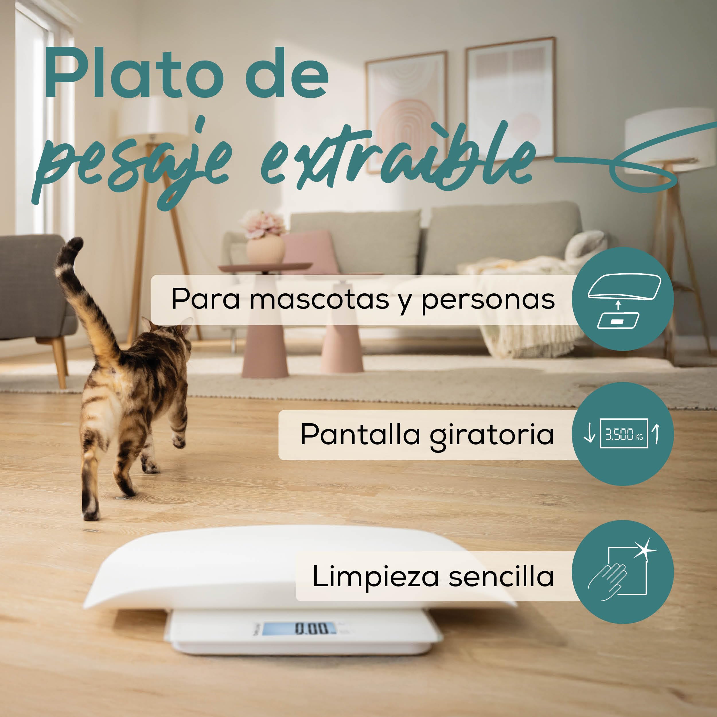 beurer-love-your-pet-b-scula-polly-para-mascotas-y-personas-plato-de-pesaje-extr image 3