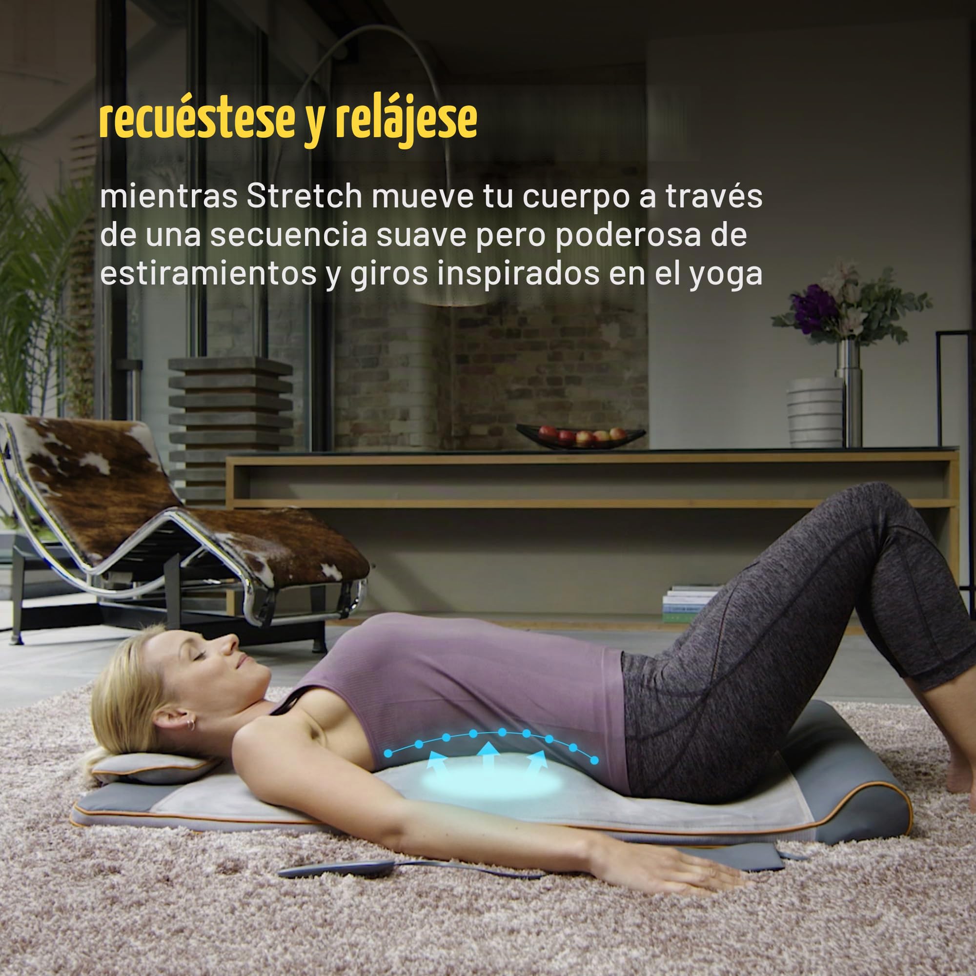 homedics-stretch-esterilla-de-estiramiento-el-ctrica-4-tratamientos-preprogramad image 2
