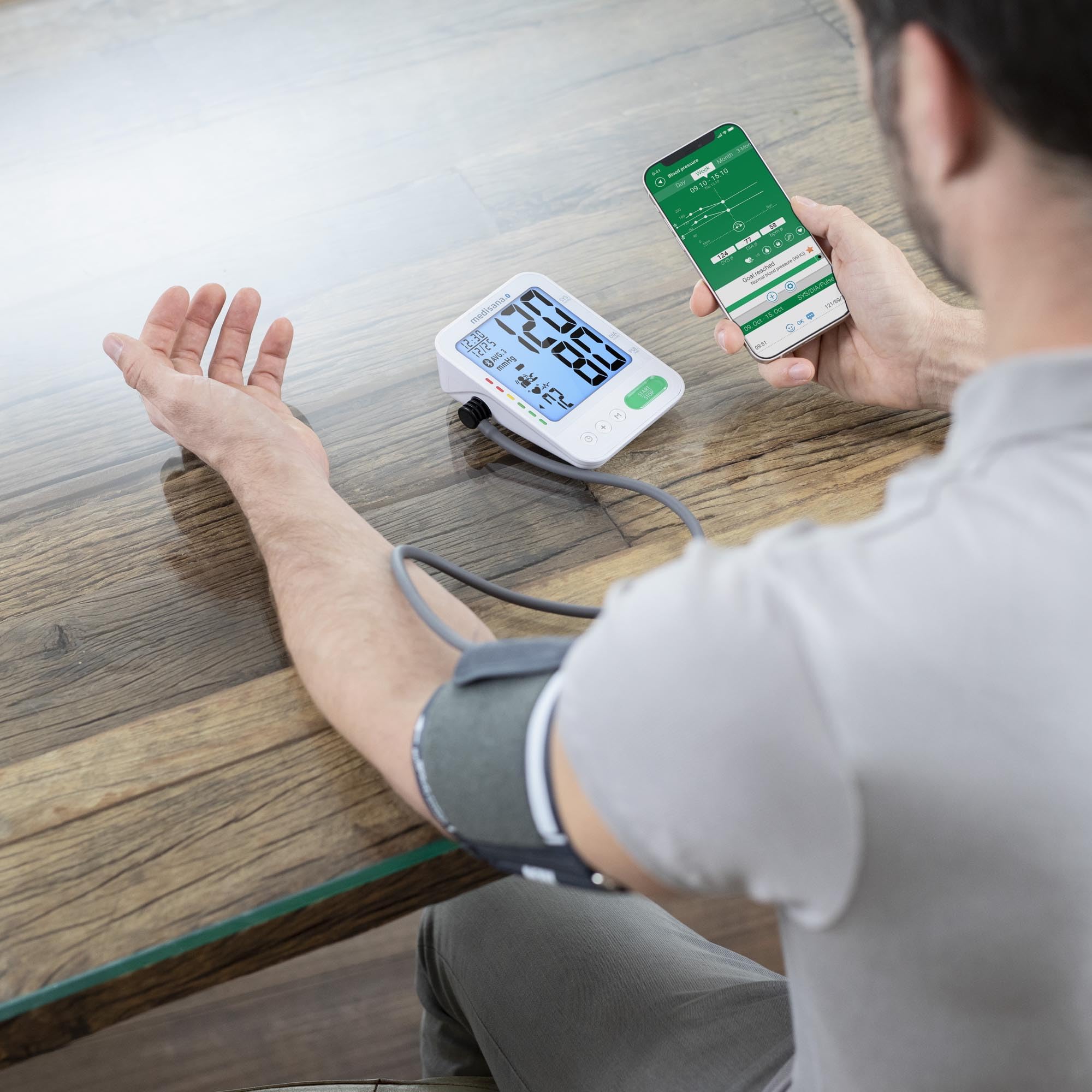 medisana-bu-584-connect-tensi-metro-de-brazo-medici-n-precisa-de-presi-n-arteria image 3