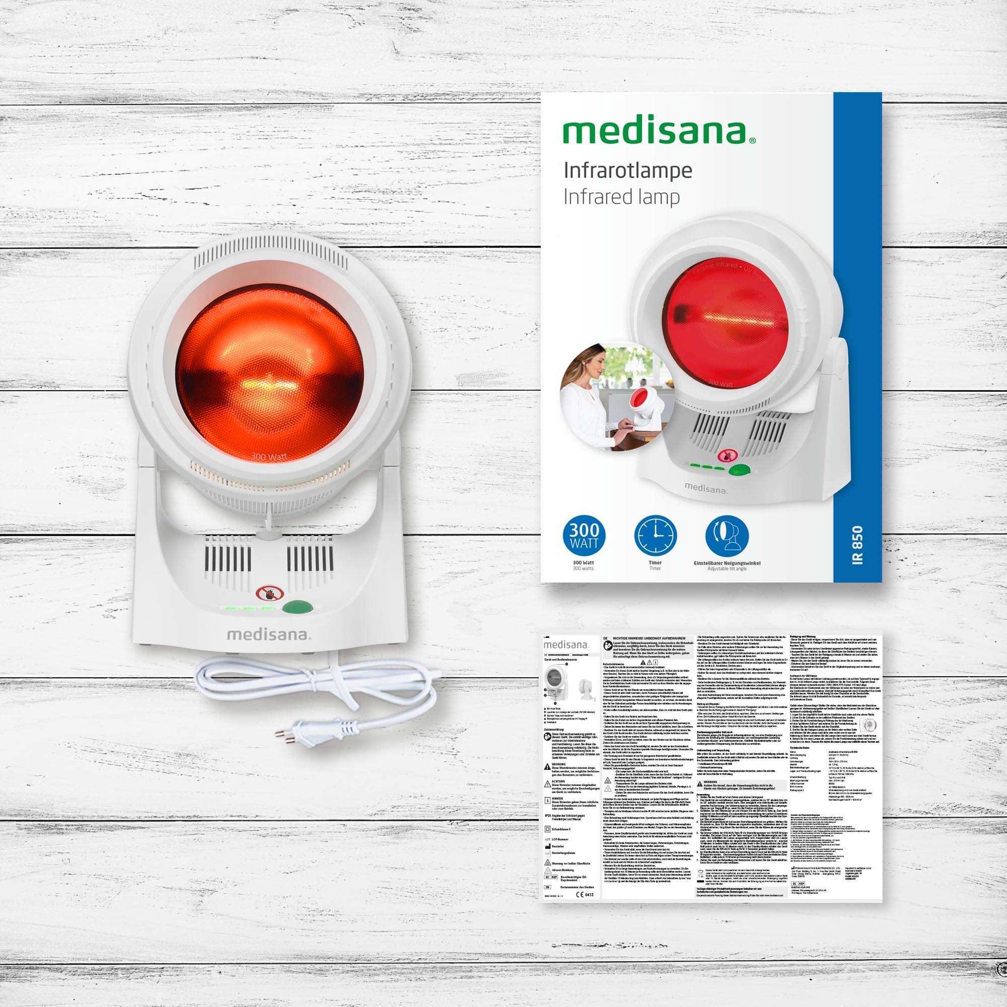 medisana-ir-850-l-mpara-de-calor-infrarrojo-de-300-w-con-temporizador-protecci-n image 5