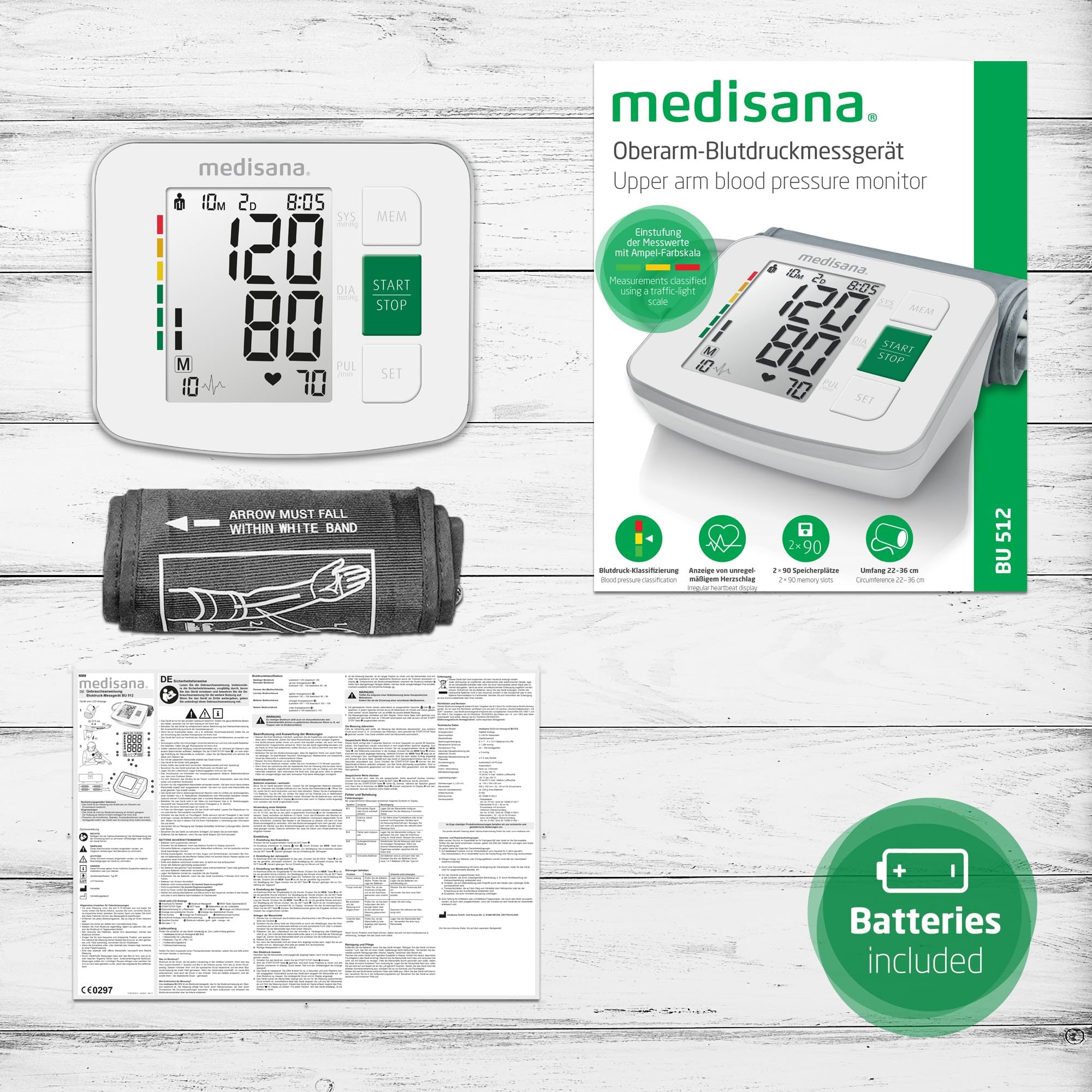 medisana-bu-512-tensi-metro-de-brazo-digital-con-memoria-para-2-usuarios-escala- image 6