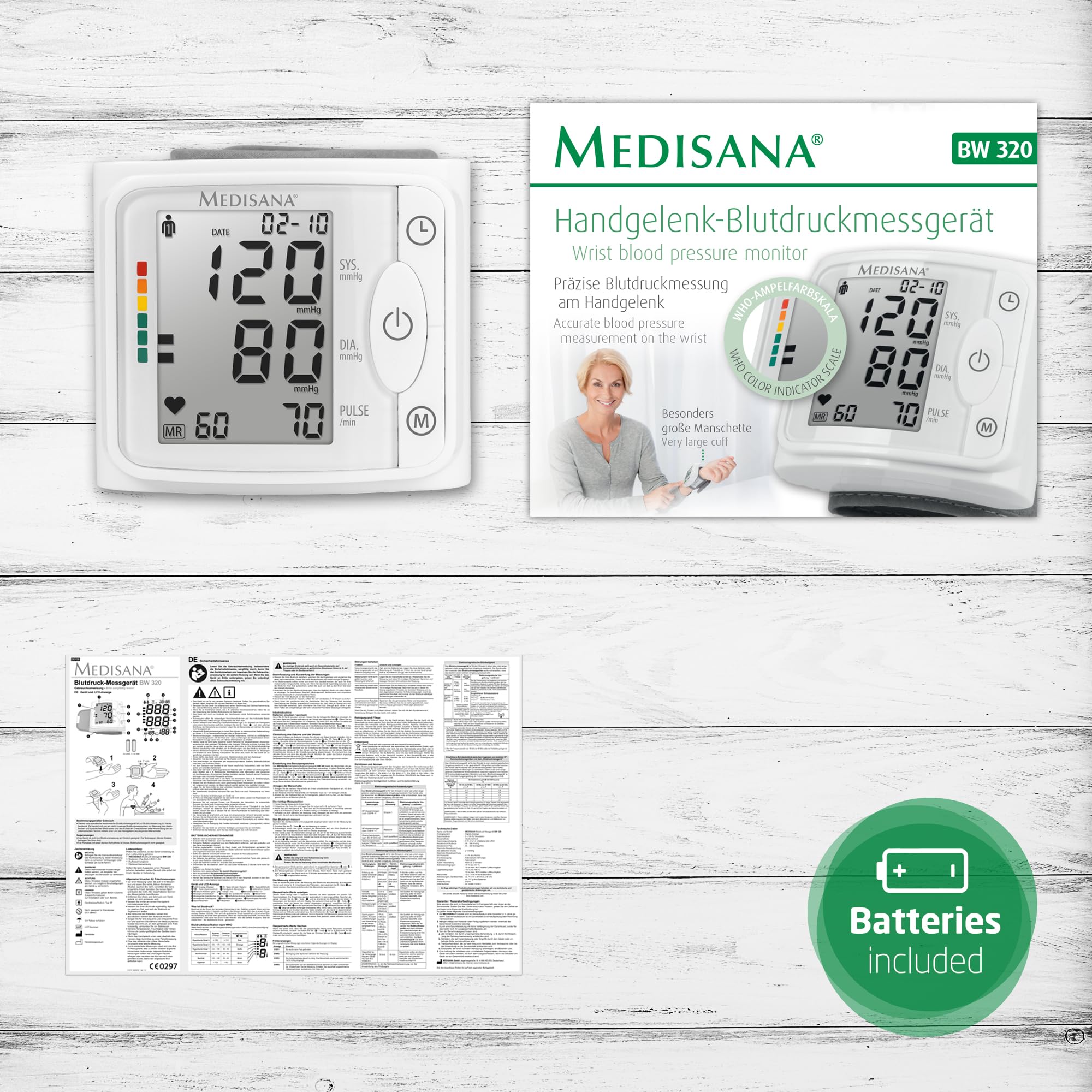 medisana-bw-320-tensi-metro-de-mu-eca-digital-con-escala-semaf-rica-detecci-n-de image 6