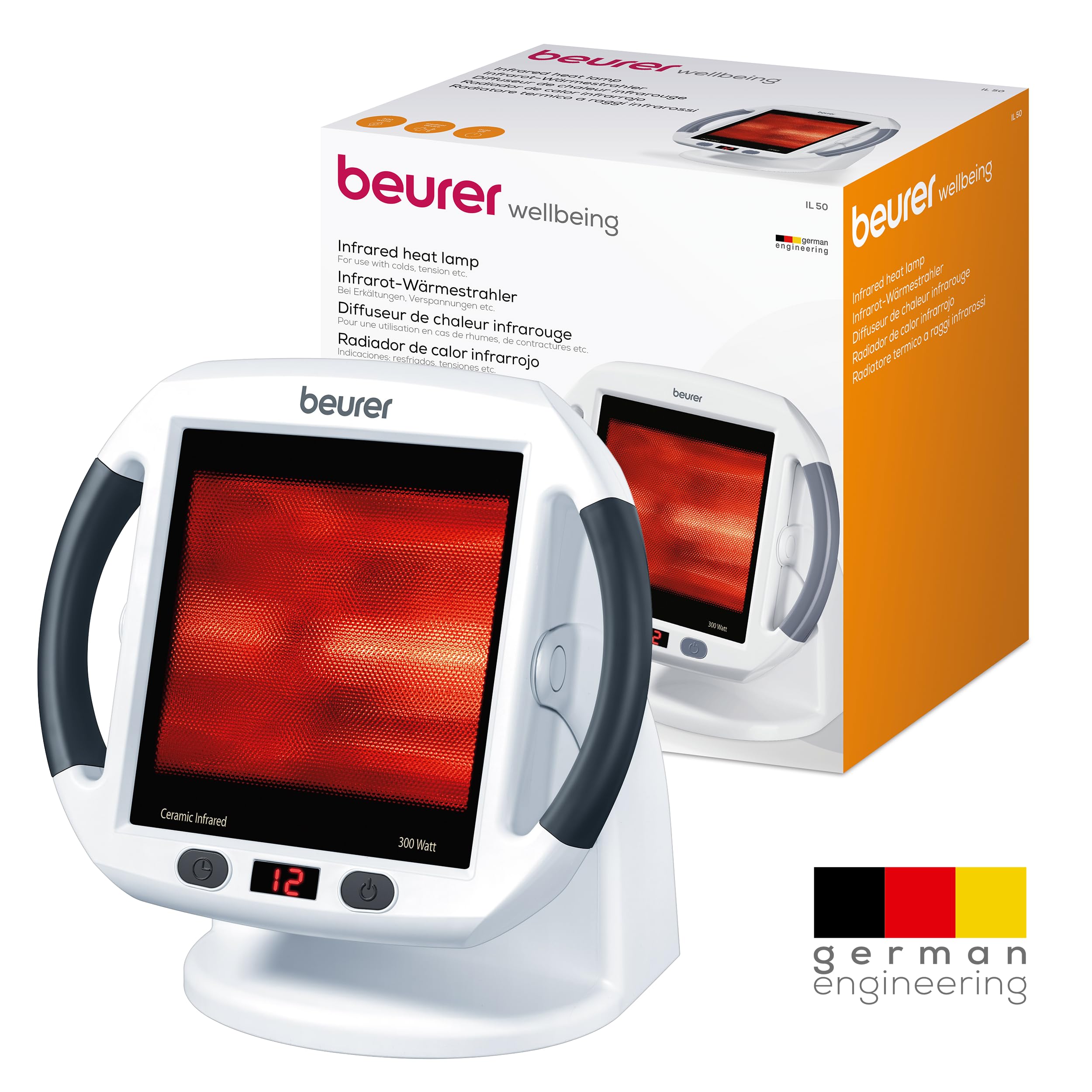 beurer-il-50-l-mpara-de-infrarrojos-compacta-300-w-cristal-cer-mico-30x40-cm-inc image 7