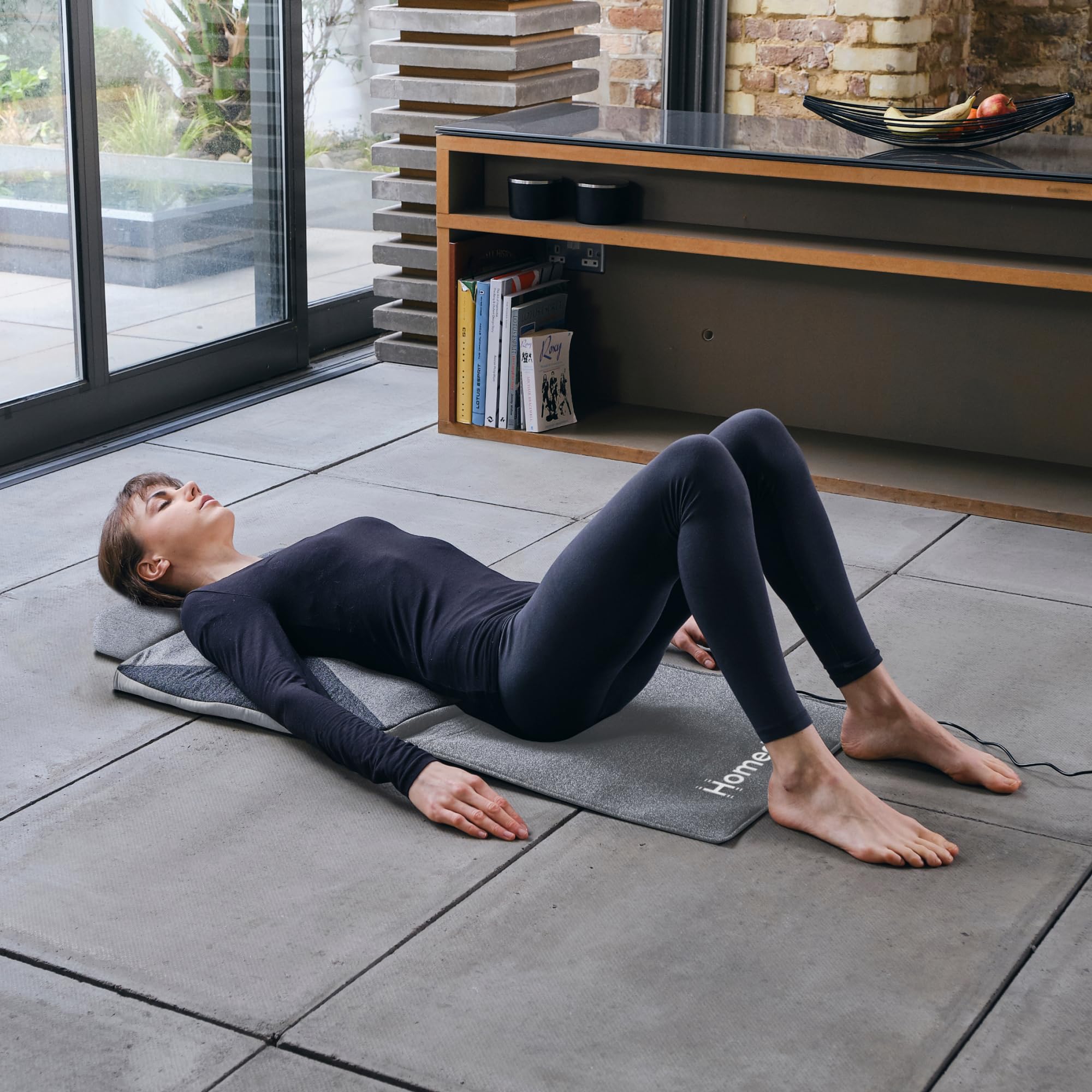 homedics-stretch-mat-esterilla-de-estiramiento-corporal-con-3-programas-ajustabl image 3