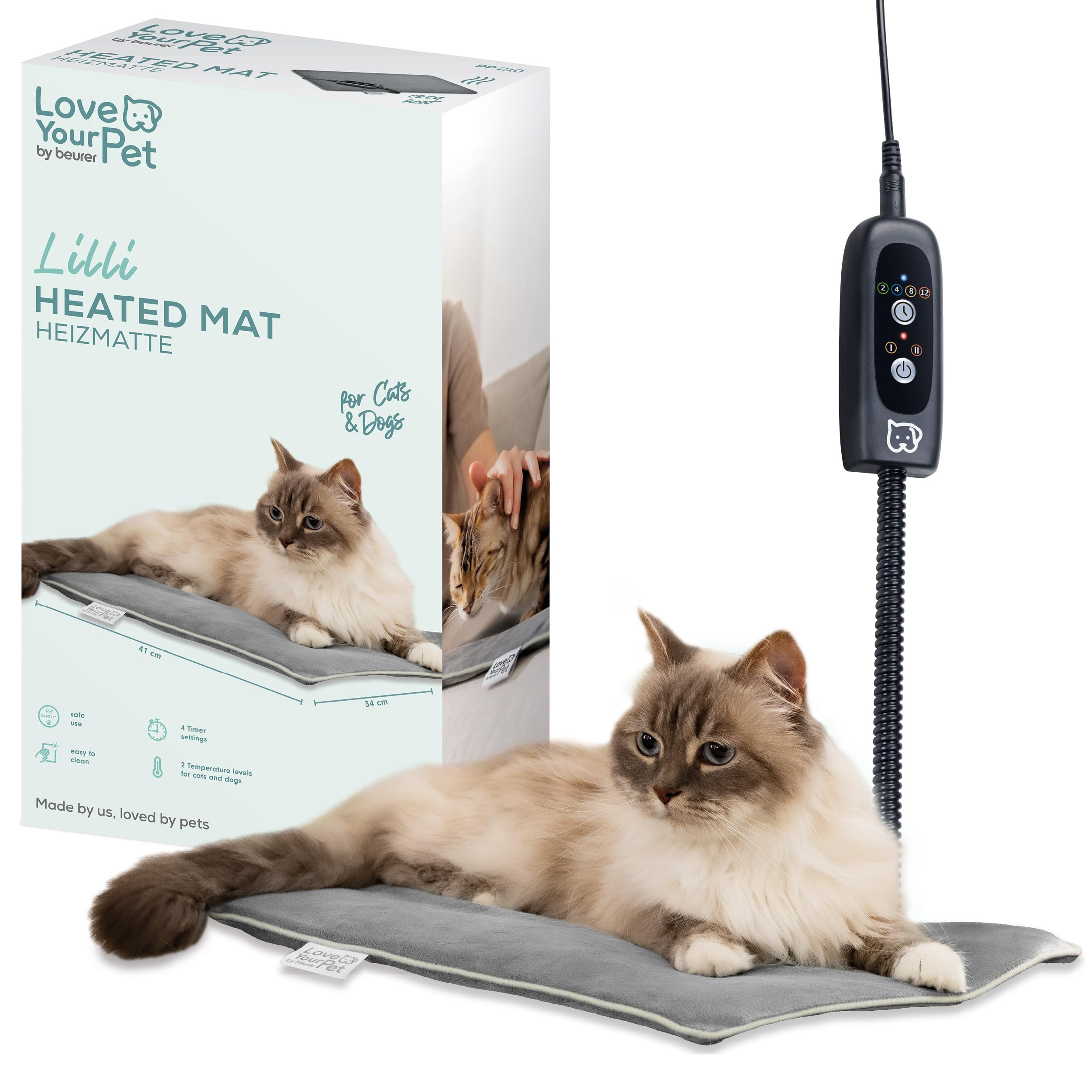 beurer-love-your-pet-colchoneta-t-rmica-lilli-talla-s-para-perros-y-gatos image 1