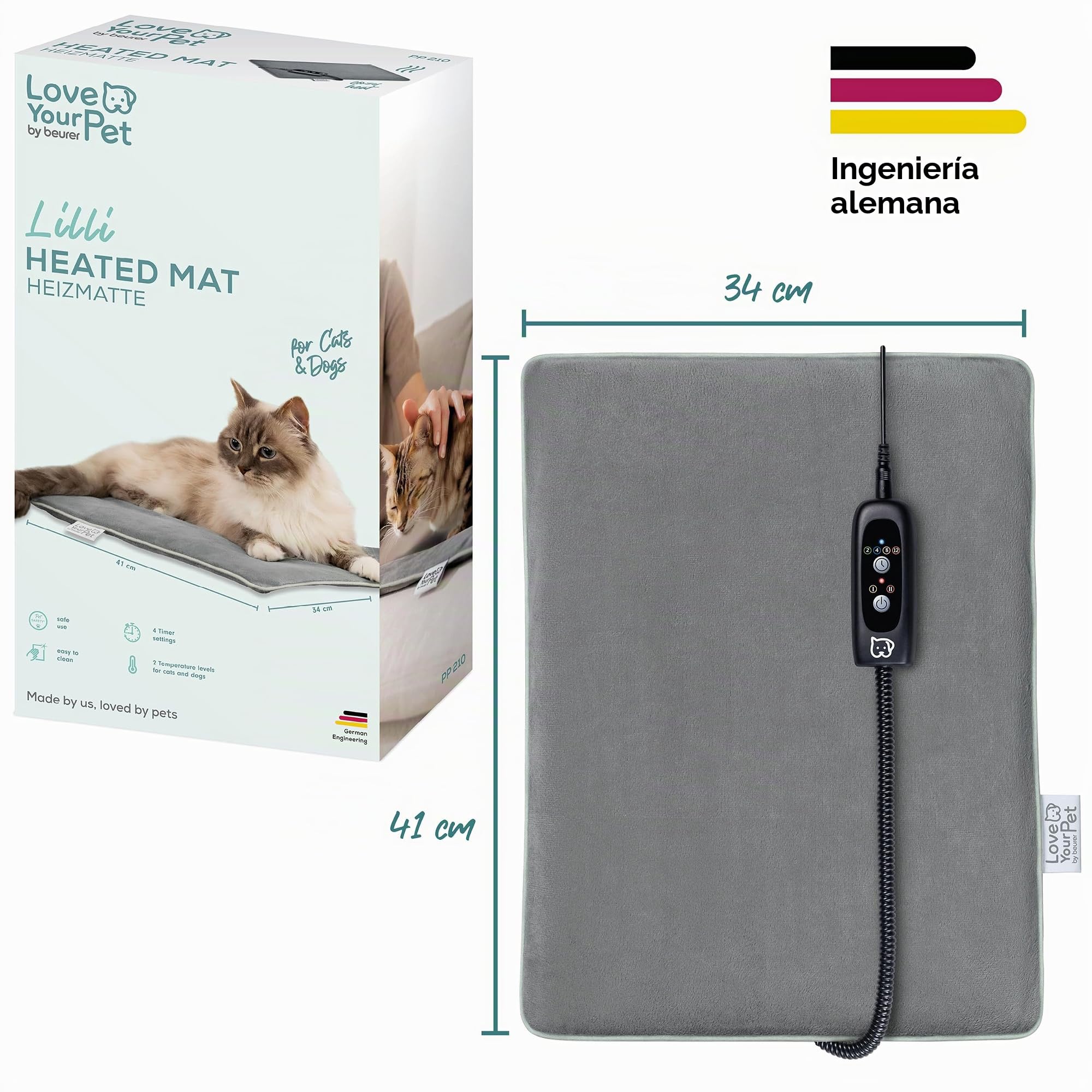 beurer-love-your-pet-colchoneta-t-rmica-lilli-talla-s-para-perros-y-gatos image 8