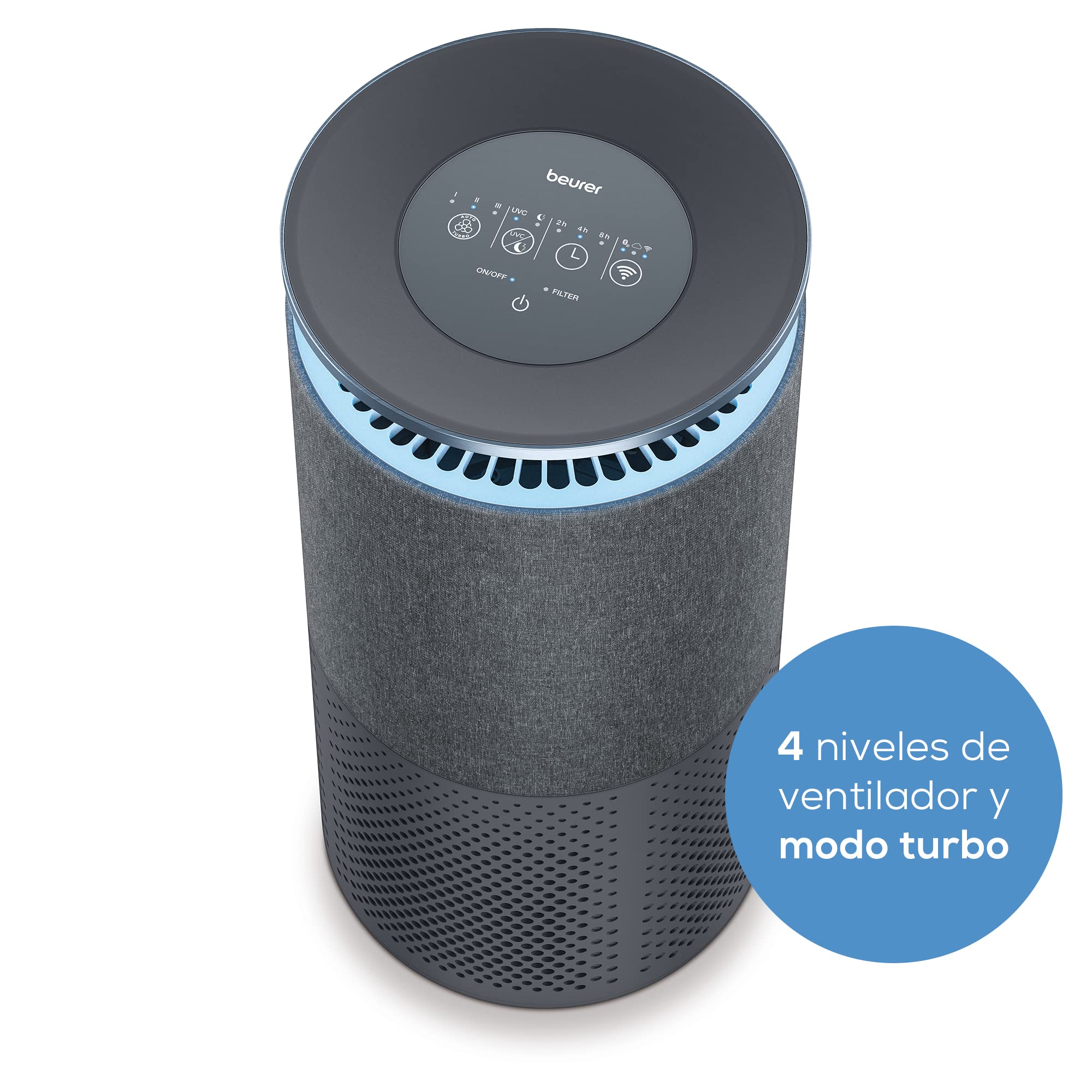 beurer-lr-401-purificador-de-aire-con-app-filtro-de-tres-capas-hepa-h13-y-uv-hab image 6