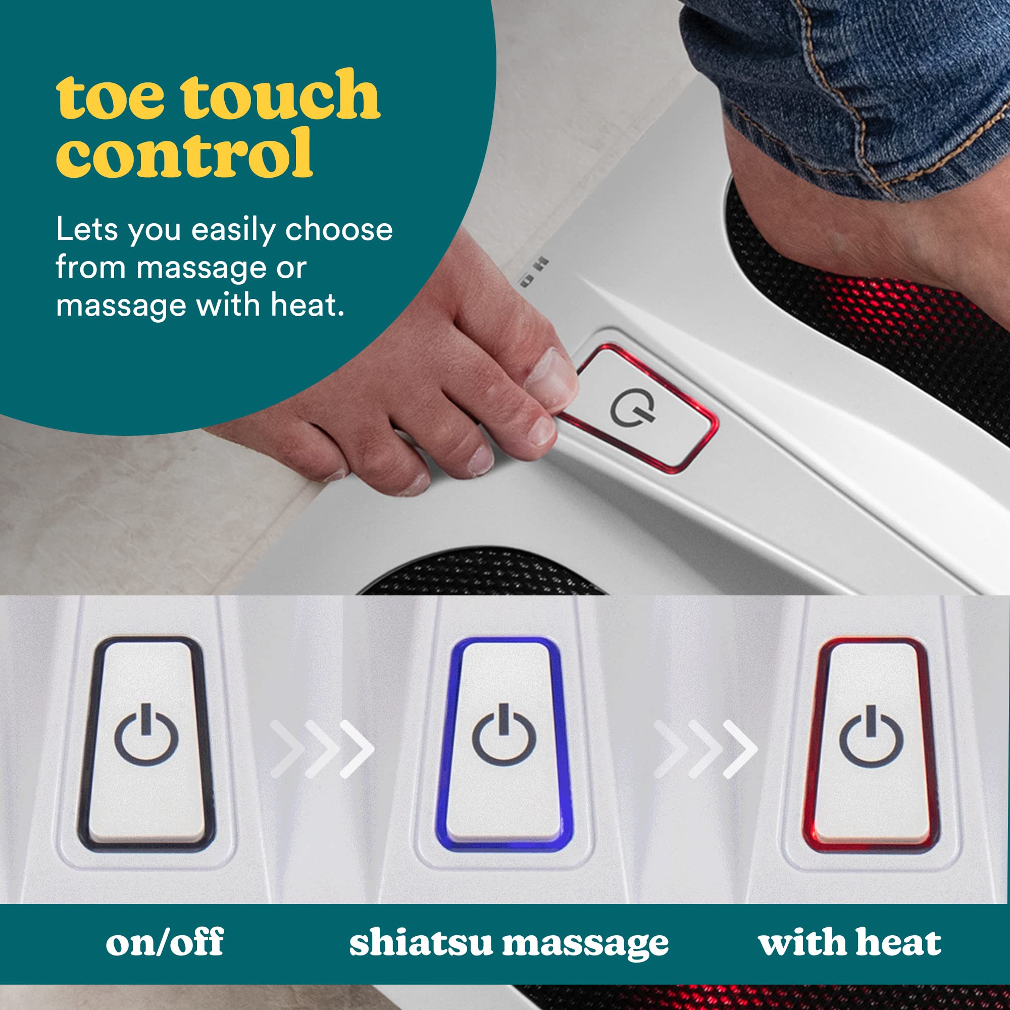 homedics-deluxe-shiatsu-masajeador-el-ctrico-de-pies-con-calor-6-nodos-giratorio image 5