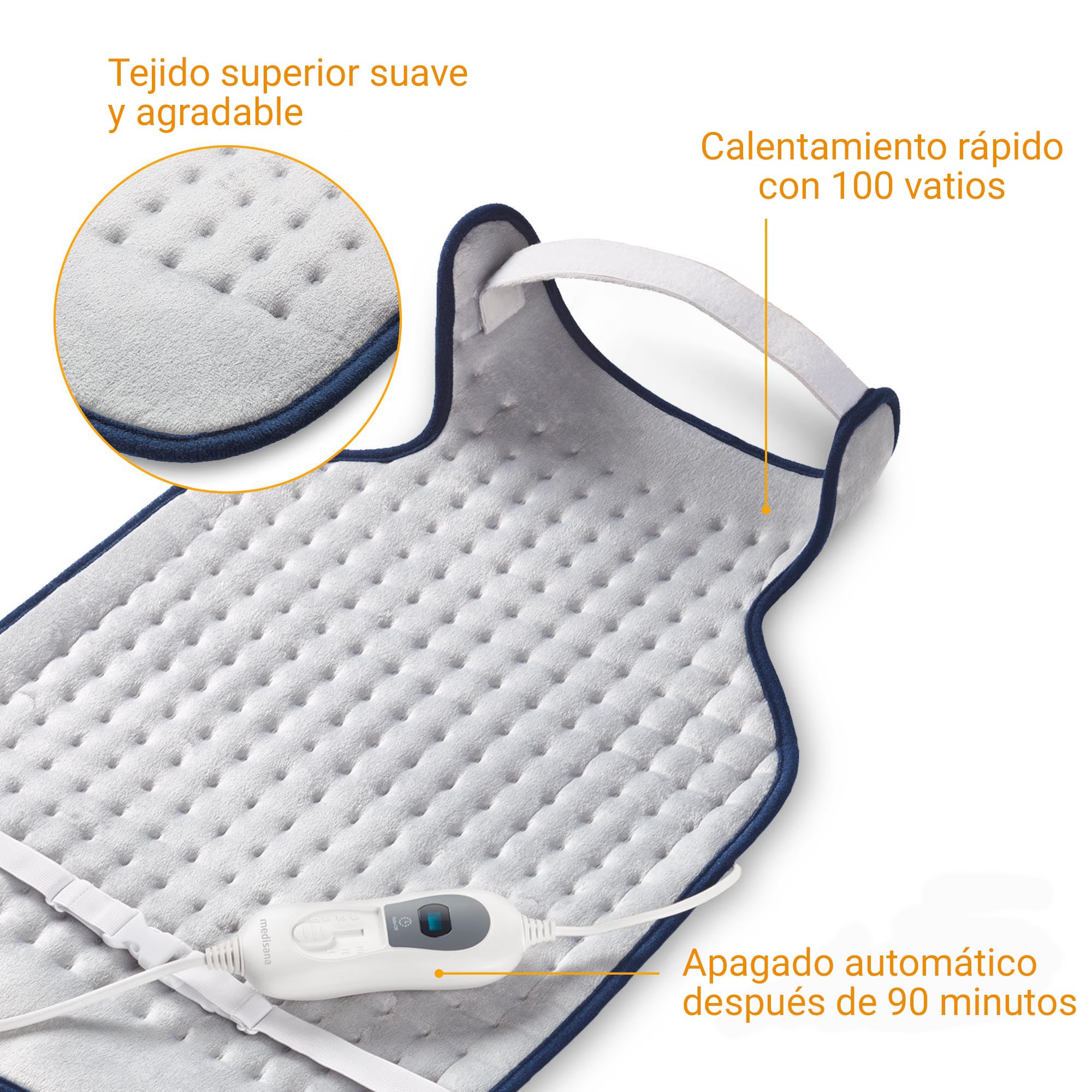 medisana-hp-460-almohadilla-t-rmica-para-cuello-y-espalda-3-niveles-de-temperatu image 4