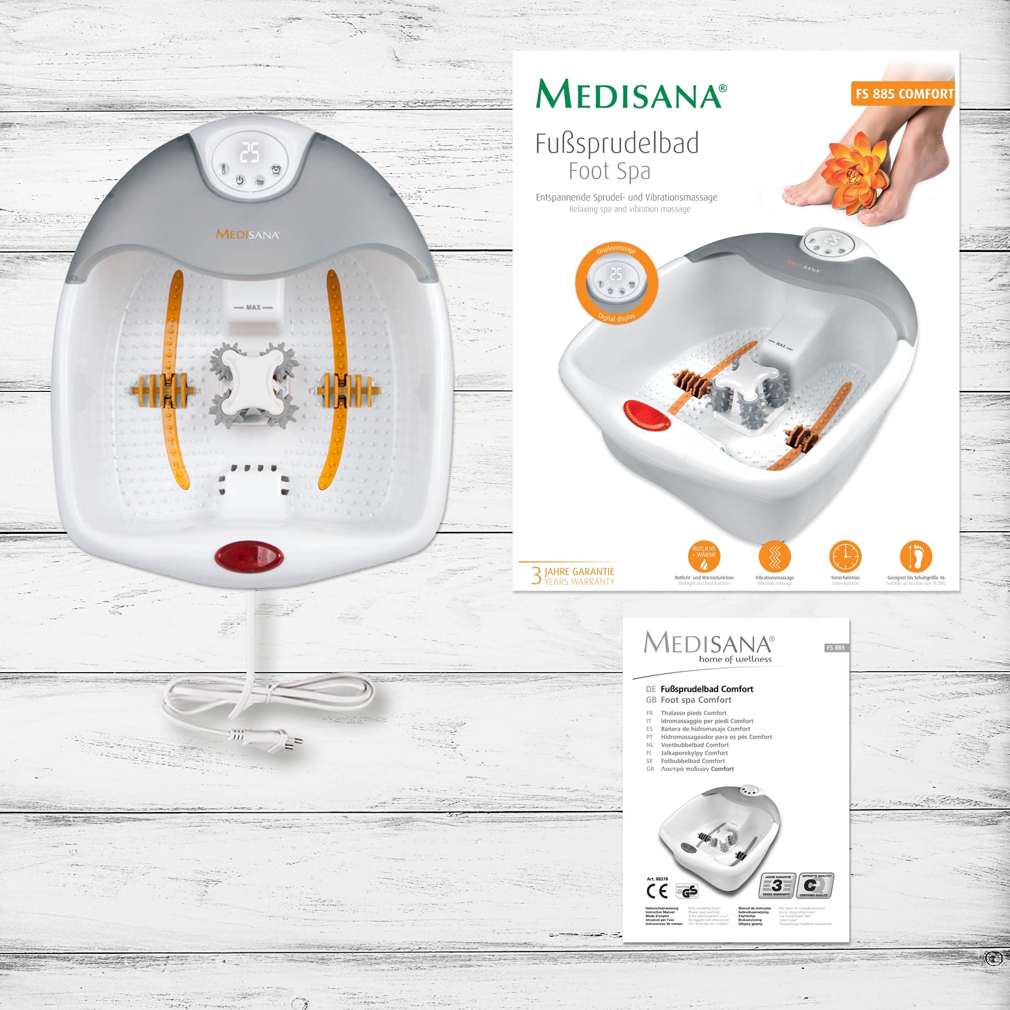 medisana-fs-885-spa-de-pies-3-en-1-con-calor-masaje-de-burbujas-y-vibraci-n-pedi image 6