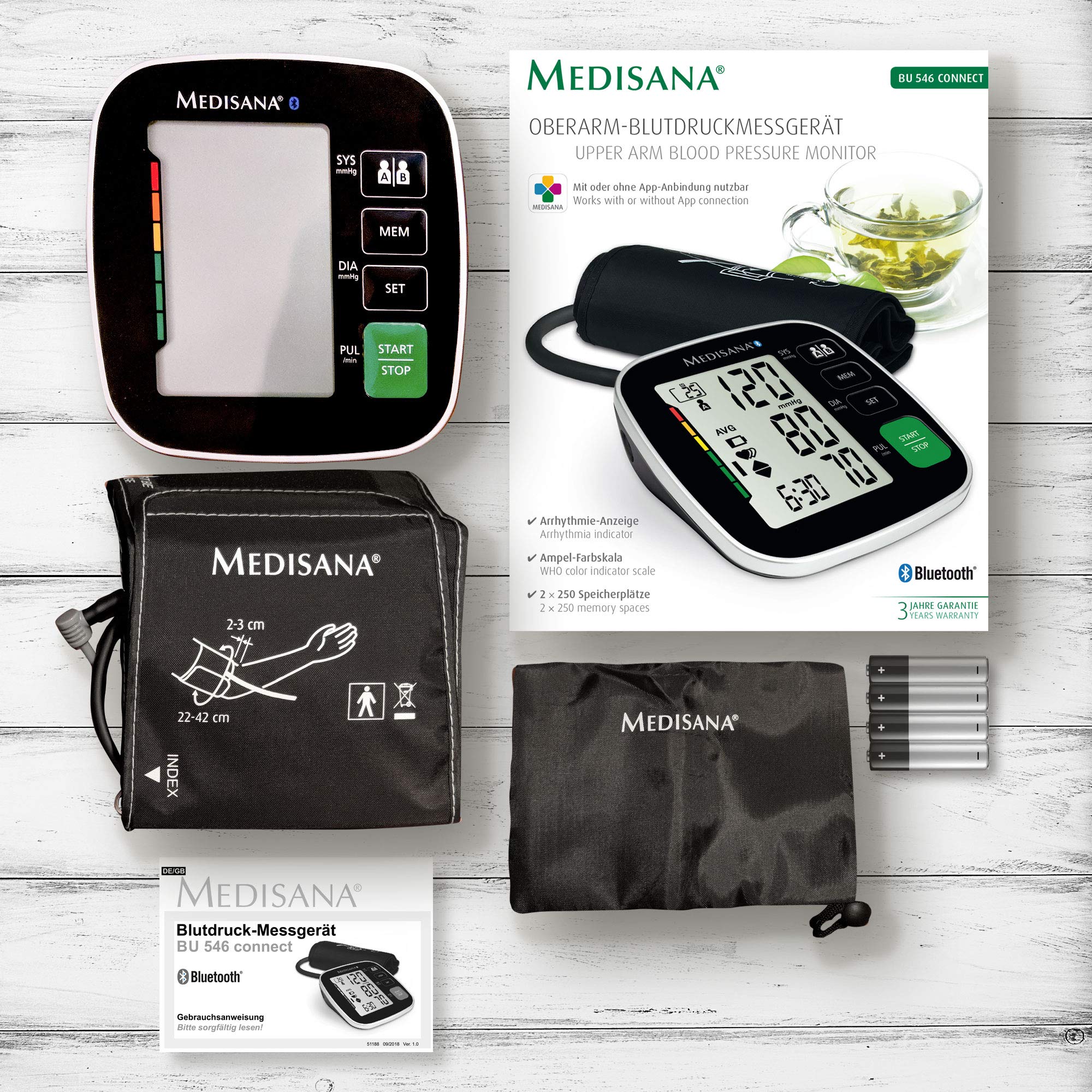 medisana-bu-546-connect-tensi-metro-de-brazo-digital-con-250-memorias-manguito-x image 6